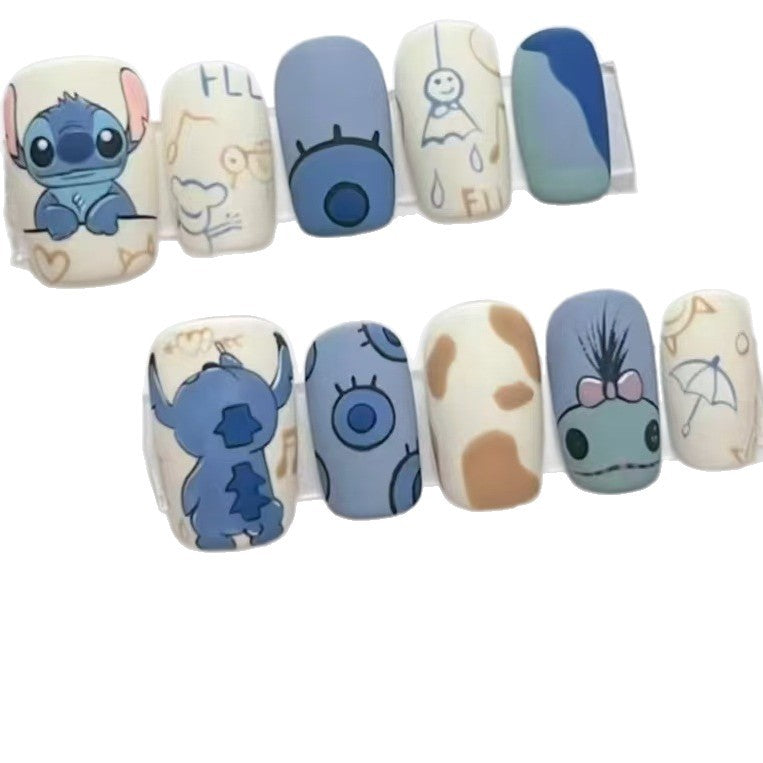 1Fun Cartoon Character Press-On Nail Art Kit Miroken