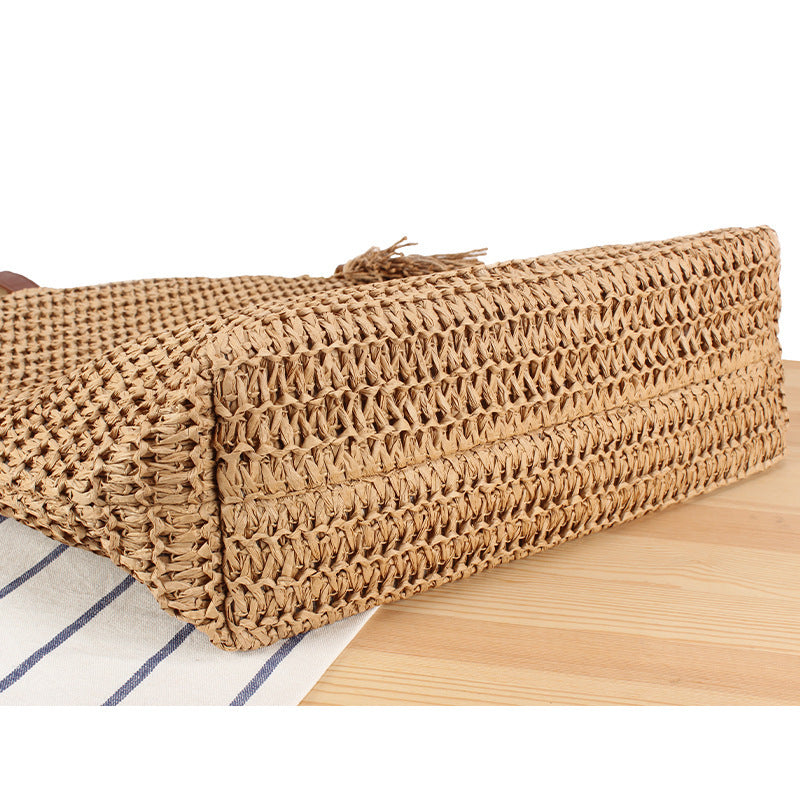 1Handcrafted Beach Bag with Adjustable Straps Miroken