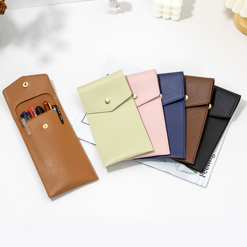 1Elegant Leather Pen Case Miroken