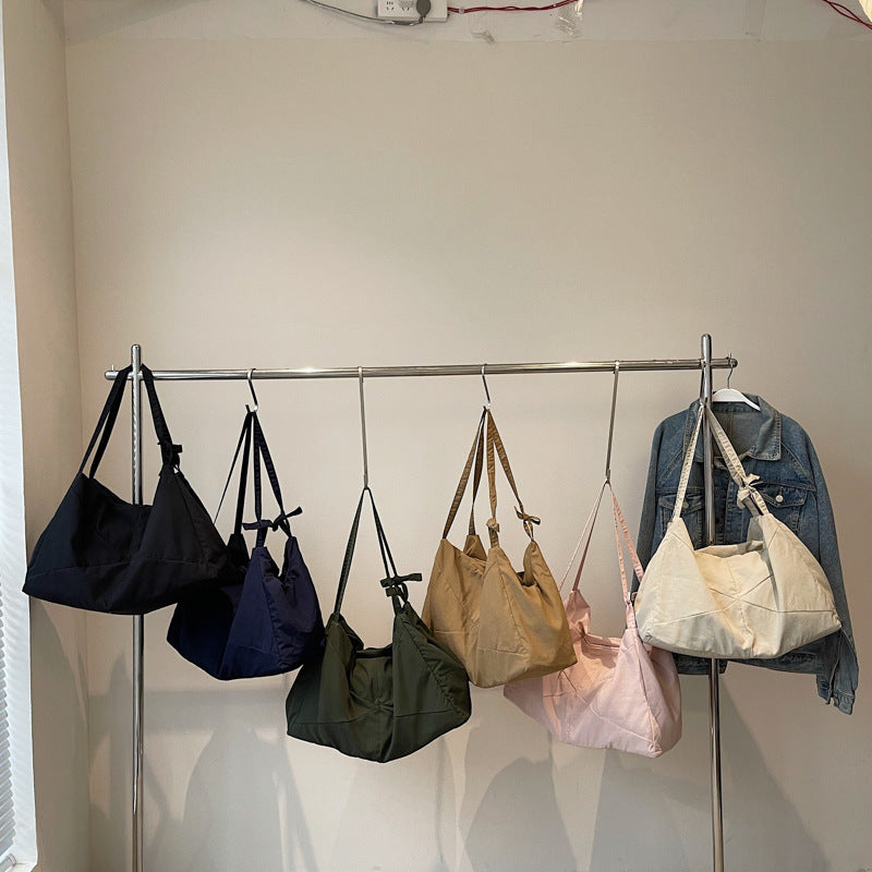 1Textured Fabric Shoulder Hobo Bag Miroken