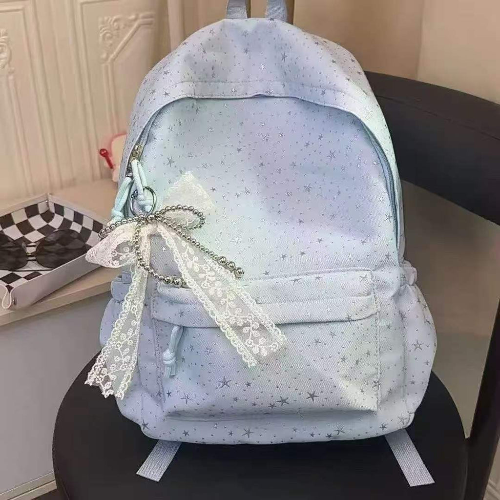 1Backpack with Sparkling Star Motif Miroken
