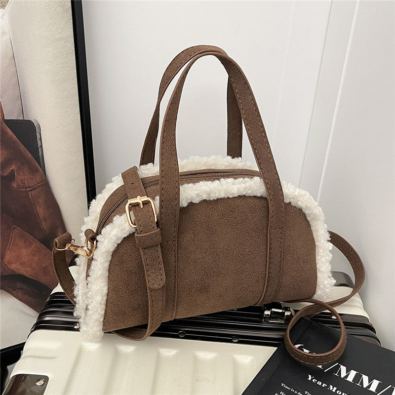 1WoCozy Plush Texture Handbag Miroken