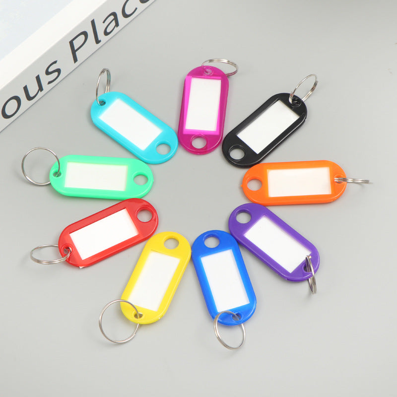 1Unisex Labels Keychain with Writable Area Miroken