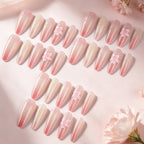 1Elegant Floral Press-On Nails Miroken