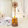 1Women cute mini table fan with animal design Miroken