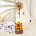 1Women cute mini table fan with animal design Miroken
