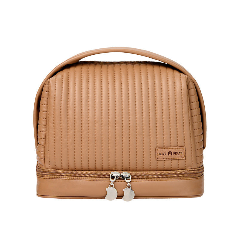 1Elegant Quilted Makeup Case Miroken