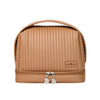 1Elegant Quilted Makeup Case Miroken