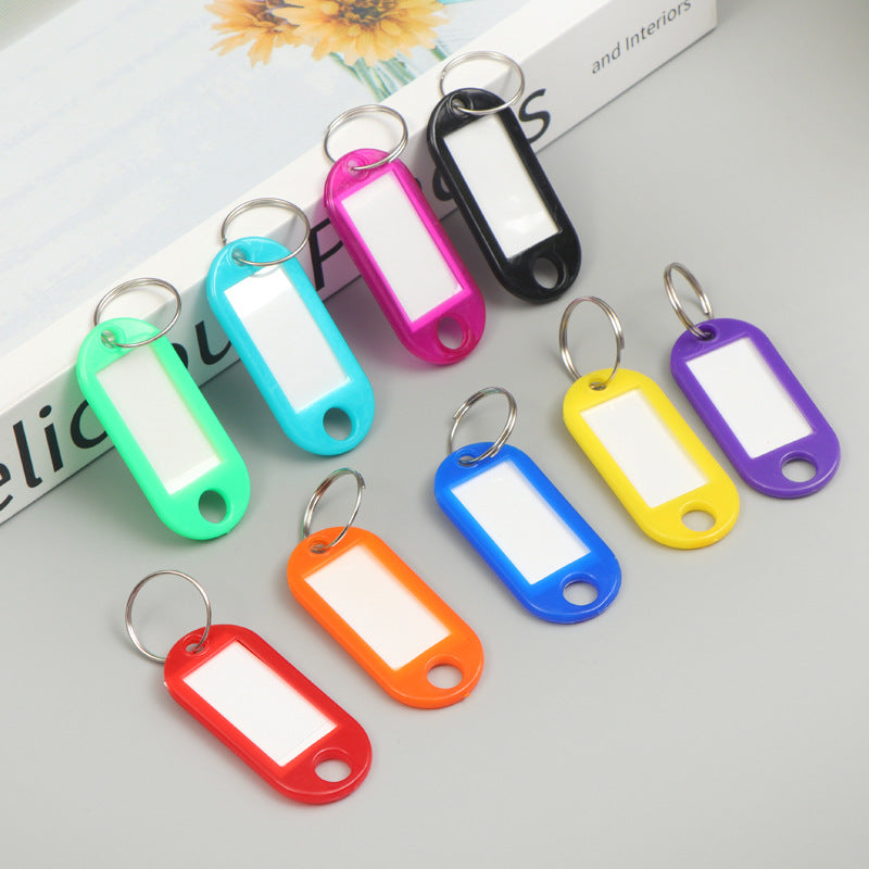 1Unisex Labels Keychain with Writable Area Miroken