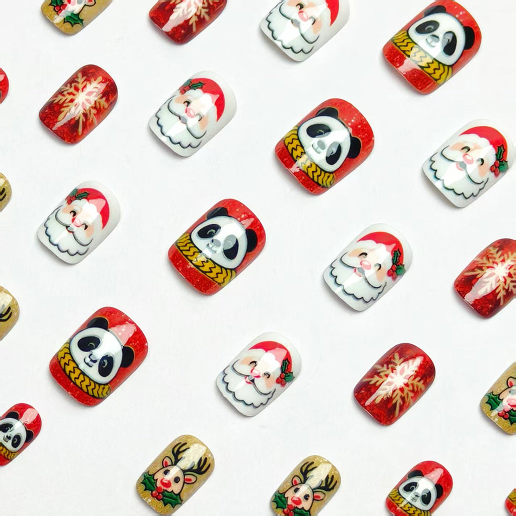 1Creative Christmas Art Nails Miroken