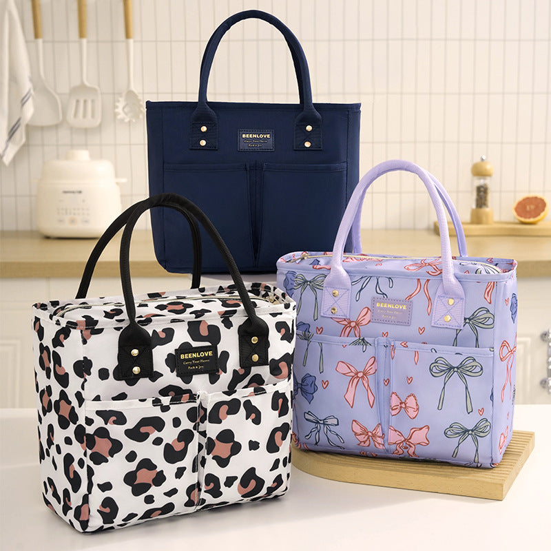 1Multi-Pocket Insulated Lunch Tote Miroken