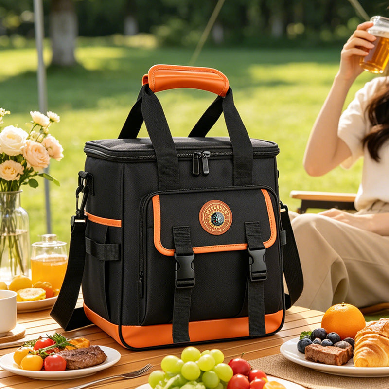 Insulated Cooler Bag for Picnics, Camping & Travel