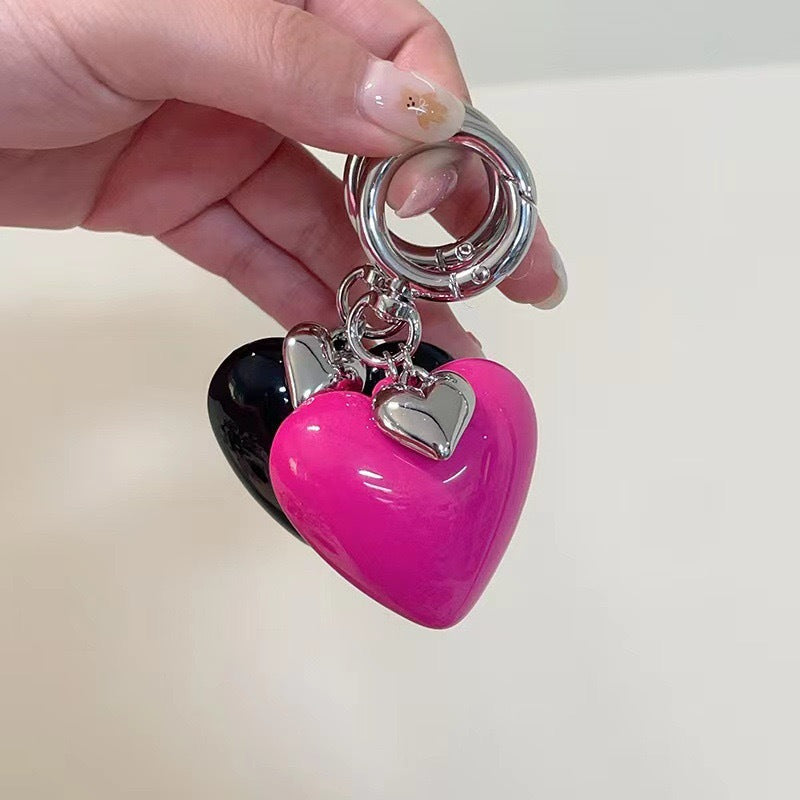 1Heart-Shaped Charm Keychain Miroken