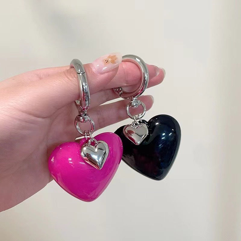 1Heart-Shaped Charm Keychain Miroken