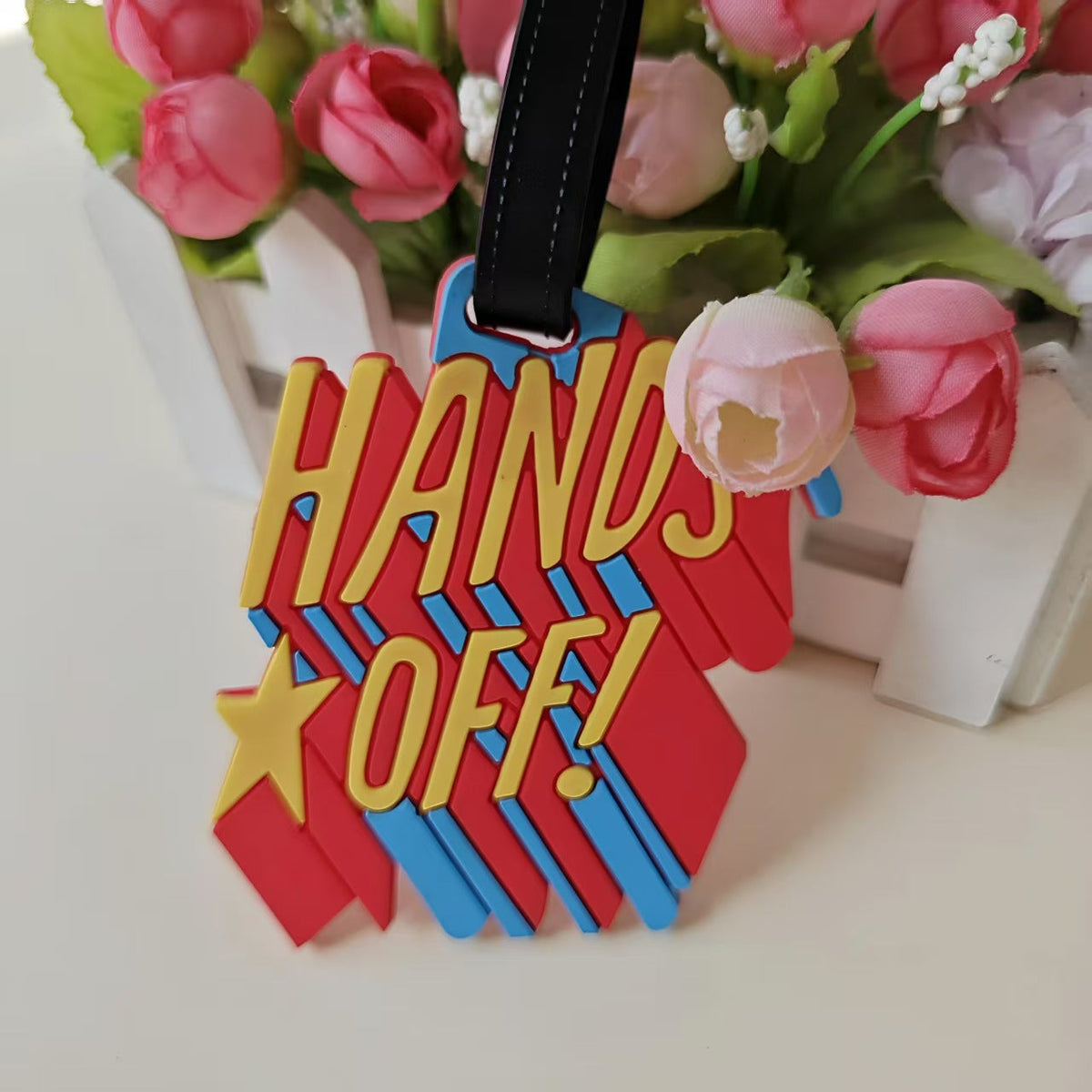 1Unisex Playful Quote Luggage Tag Miroken