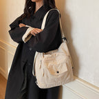 1Versatile Multi-Pocket Shoulder Bag Miroken