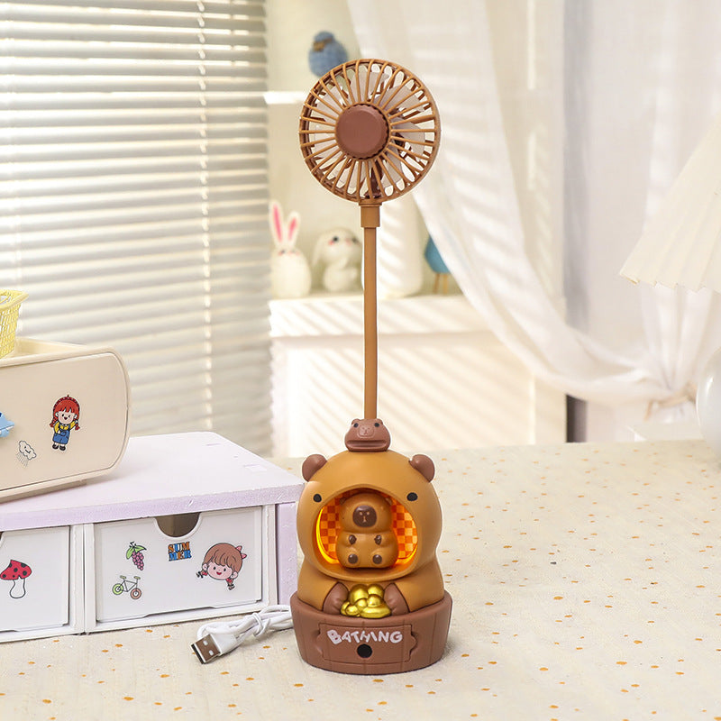1Women cute mini table fan with animal design Miroken