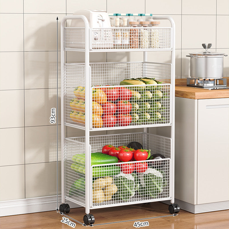1Rolling Kitchen Storage Rack Miroken
