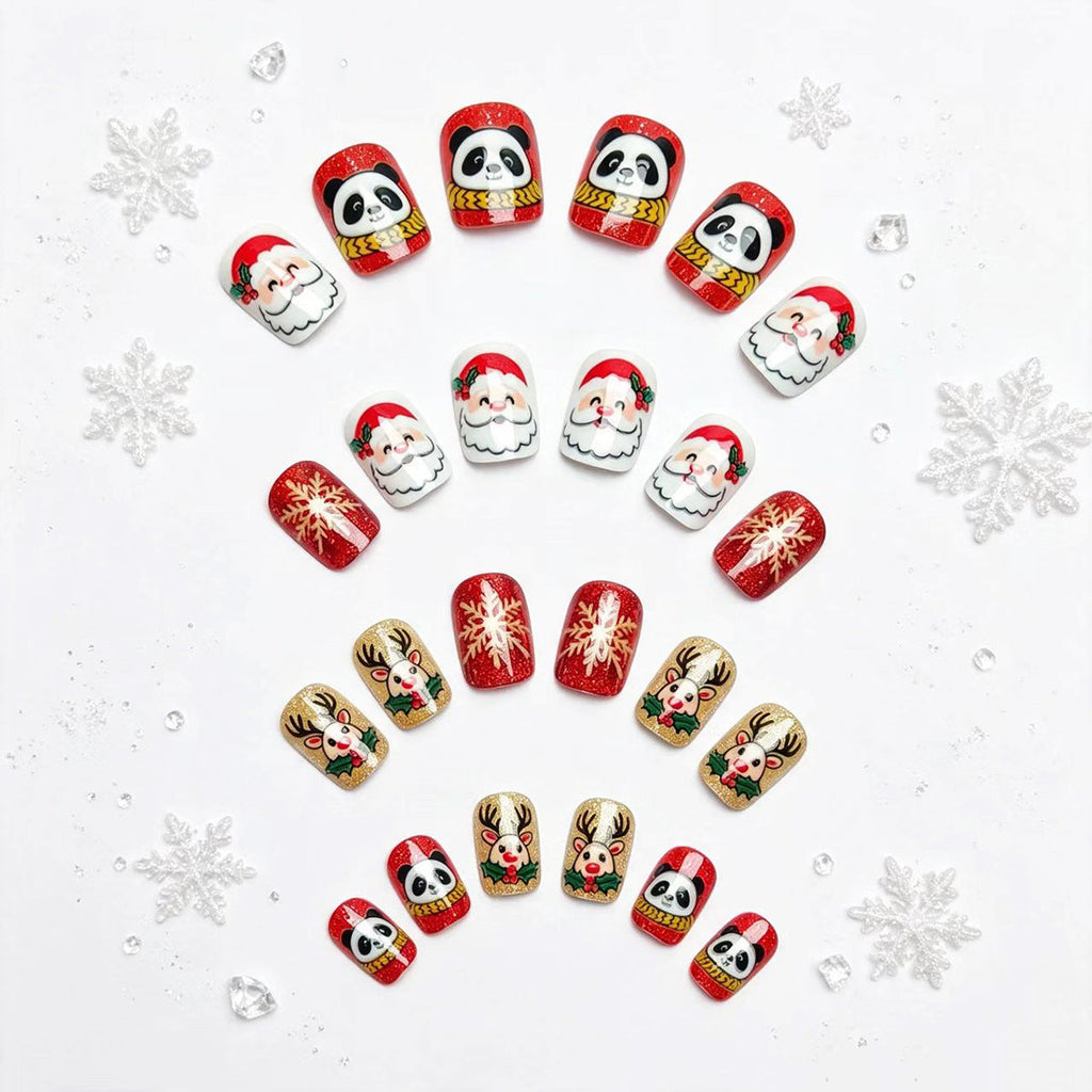 1Creative Christmas Art Nails Miroken