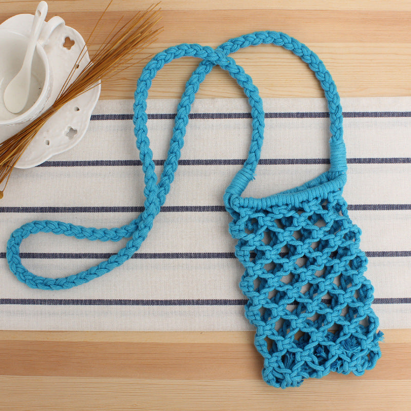 1Macramé Shoulder Bag in Creative Net Design Miroken