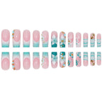 1Floral Art Press-On Nails Miroken