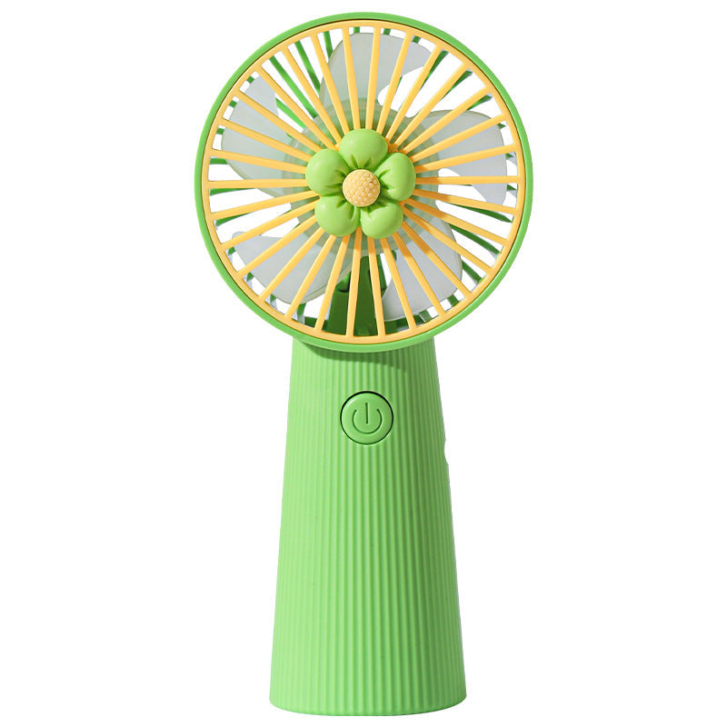 1Flower-Themed Handheld Cooling Fan Miroken