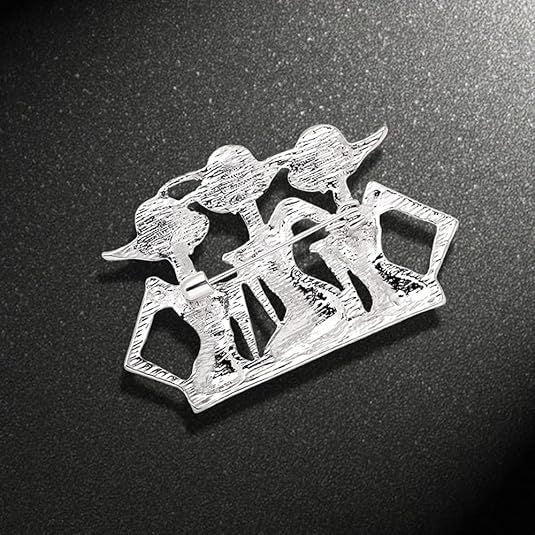 1Artistic Figurine Brooch Miroken