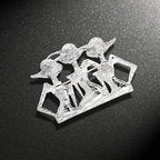 1Artistic Figurine Brooch Miroken
