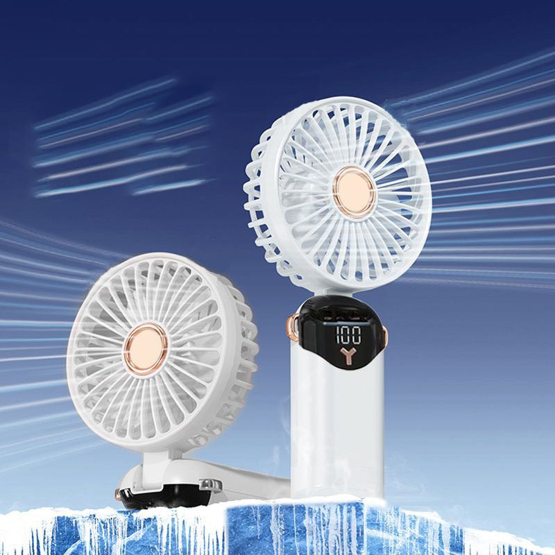 1Portable Mini Fan with USB Charging and Digital Display Miroken