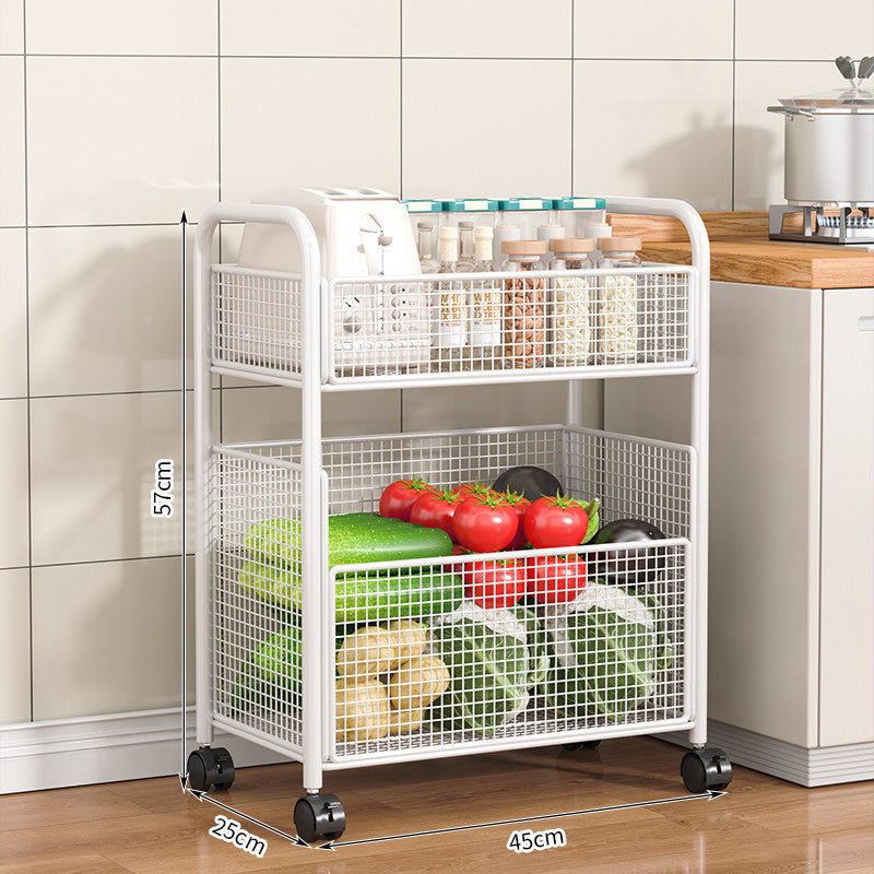 1Rolling Kitchen Storage Rack Miroken