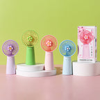 1Flower-Themed Handheld Cooling Fan Miroken