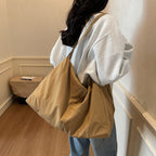1Textured Fabric Shoulder Hobo Bag Miroken