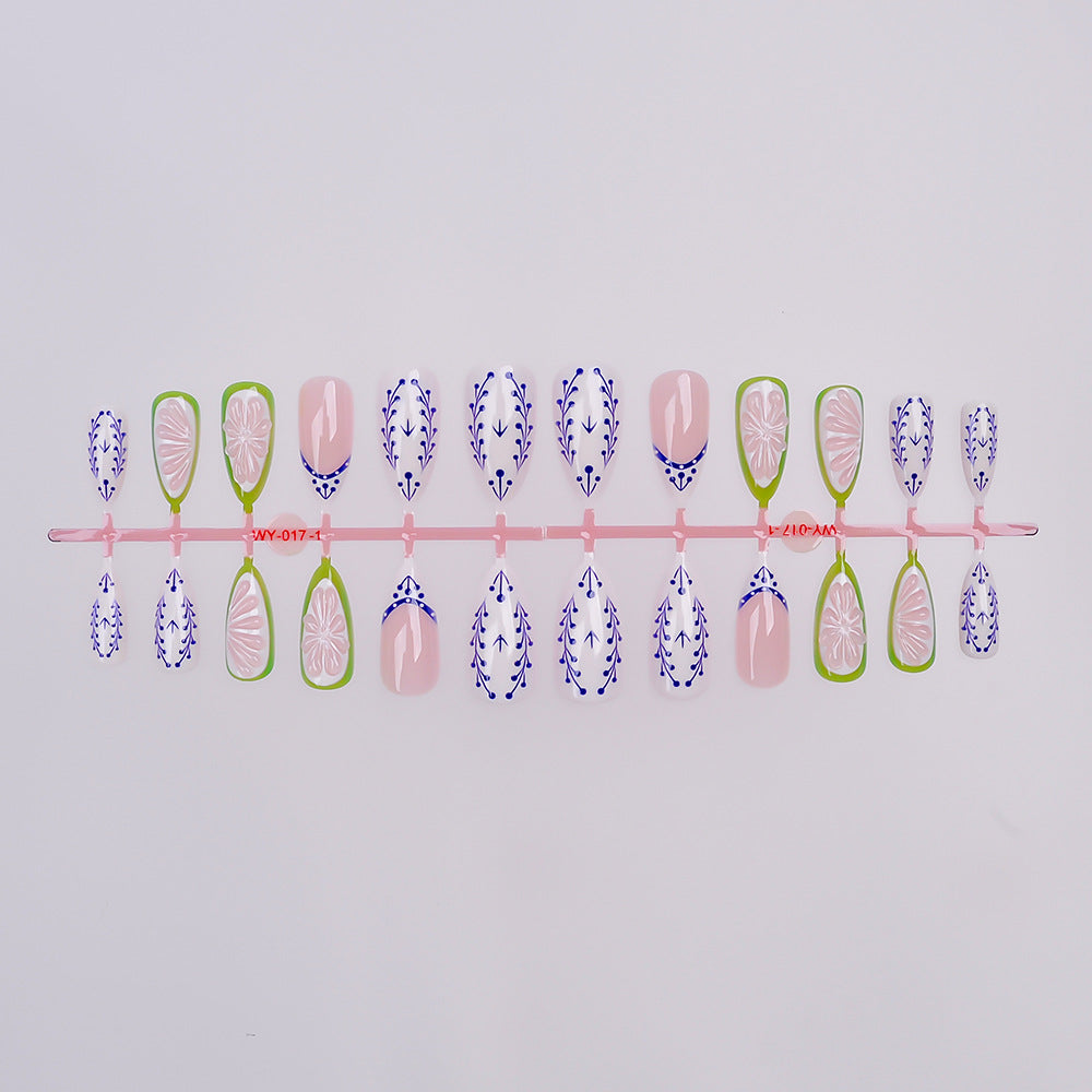 1Premium Decorative Press-On Nails Miroken