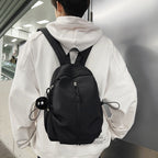 1Backpack with Charming Animal Pendant and Innovative Storage Miroken