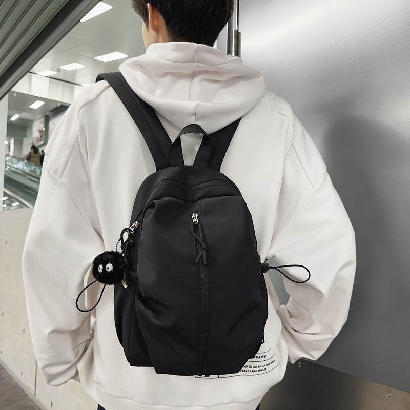 1Backpack with Charming Animal Pendant and Innovative Storage Miroken