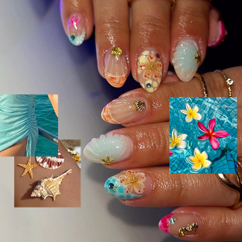 1Creative Glitter Nail Tips Set Miroken