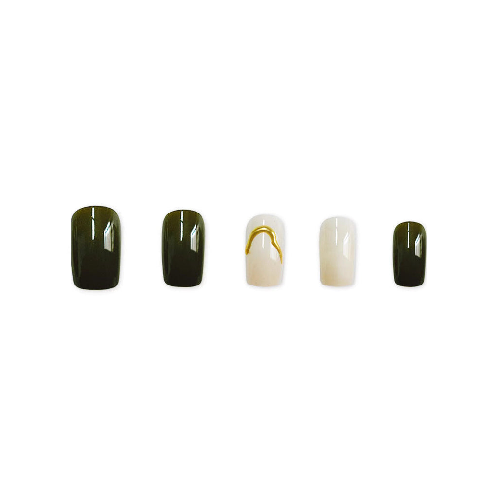 1Artistic Press-On Nail Design Miroken
