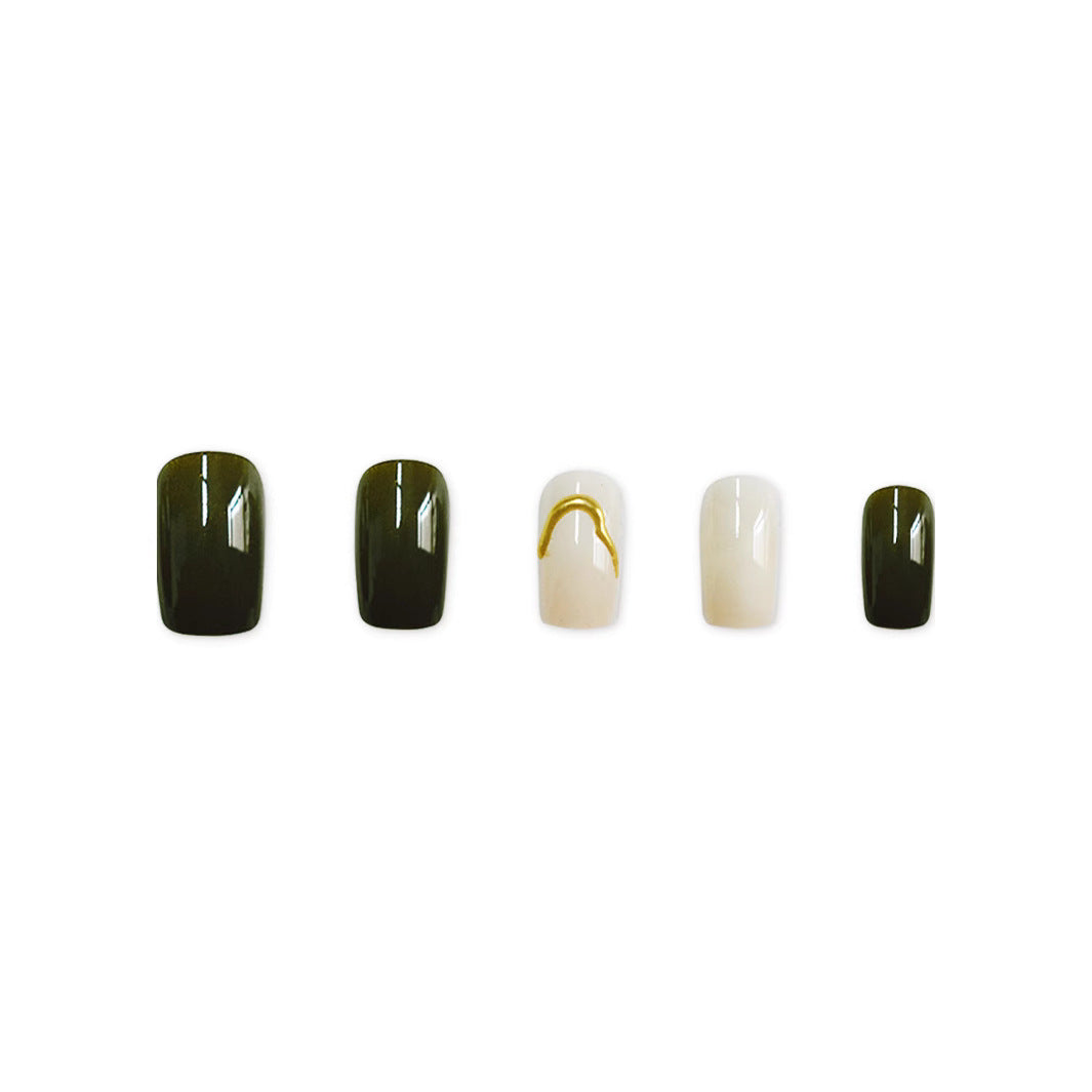 1Artistic Press-On Nail Design Miroken