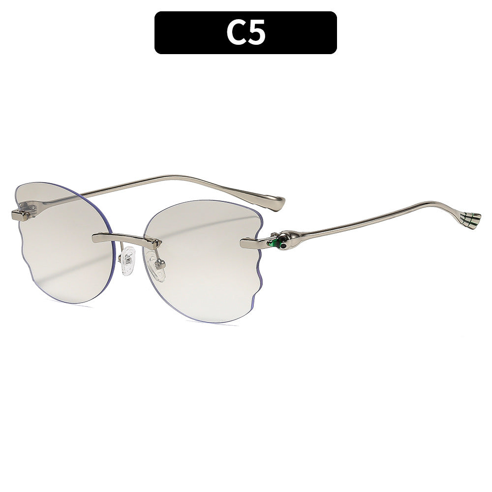 1Artistic Floral Frame Sunglasses