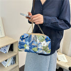 1WoElegant Floral Sequin Clutch Bag Miroken