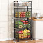 1Rolling Kitchen Storage Rack Miroken