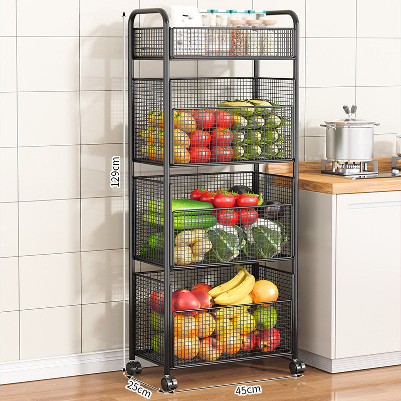 1Rolling Kitchen Storage Rack Miroken