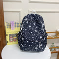 1Backpack with High-Quality Star Pattern and Multifunctional Compartments Miroken