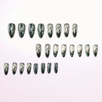 1Art nails with impressive forest motif Miroken