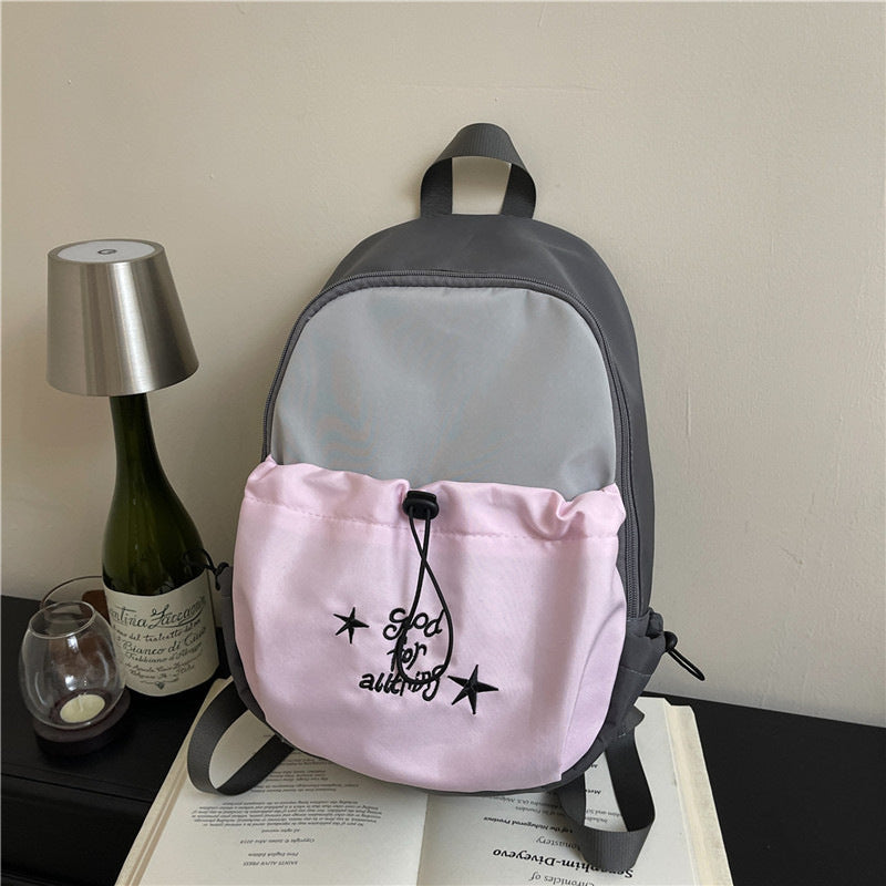 1Modern Drawstring Closure Backpack
