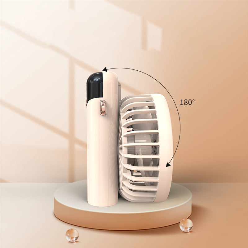 1Portable Mini Fan with USB Charging and Digital Display Miroken