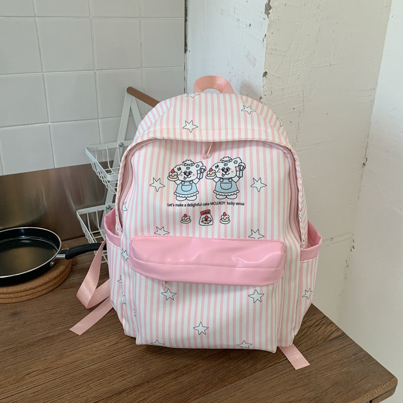 1Backpack with Colorful Animal Design and Practical Compartments Miroken