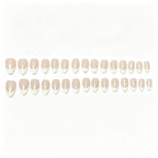 1Elegant French Tip Nail Art Set Miroken