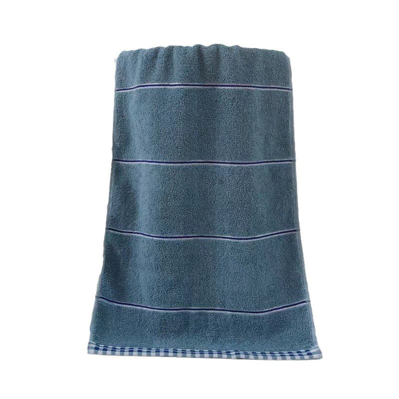 1Luxury terry towel with modern check pattern Miroken