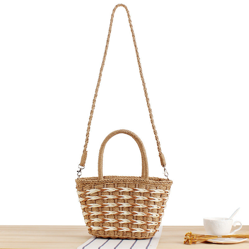 1Hand-knotted basket bag with practical carrying handles Miroken